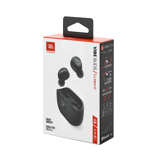 AUDIFONOS JBL VIBE BUDS NEGRO